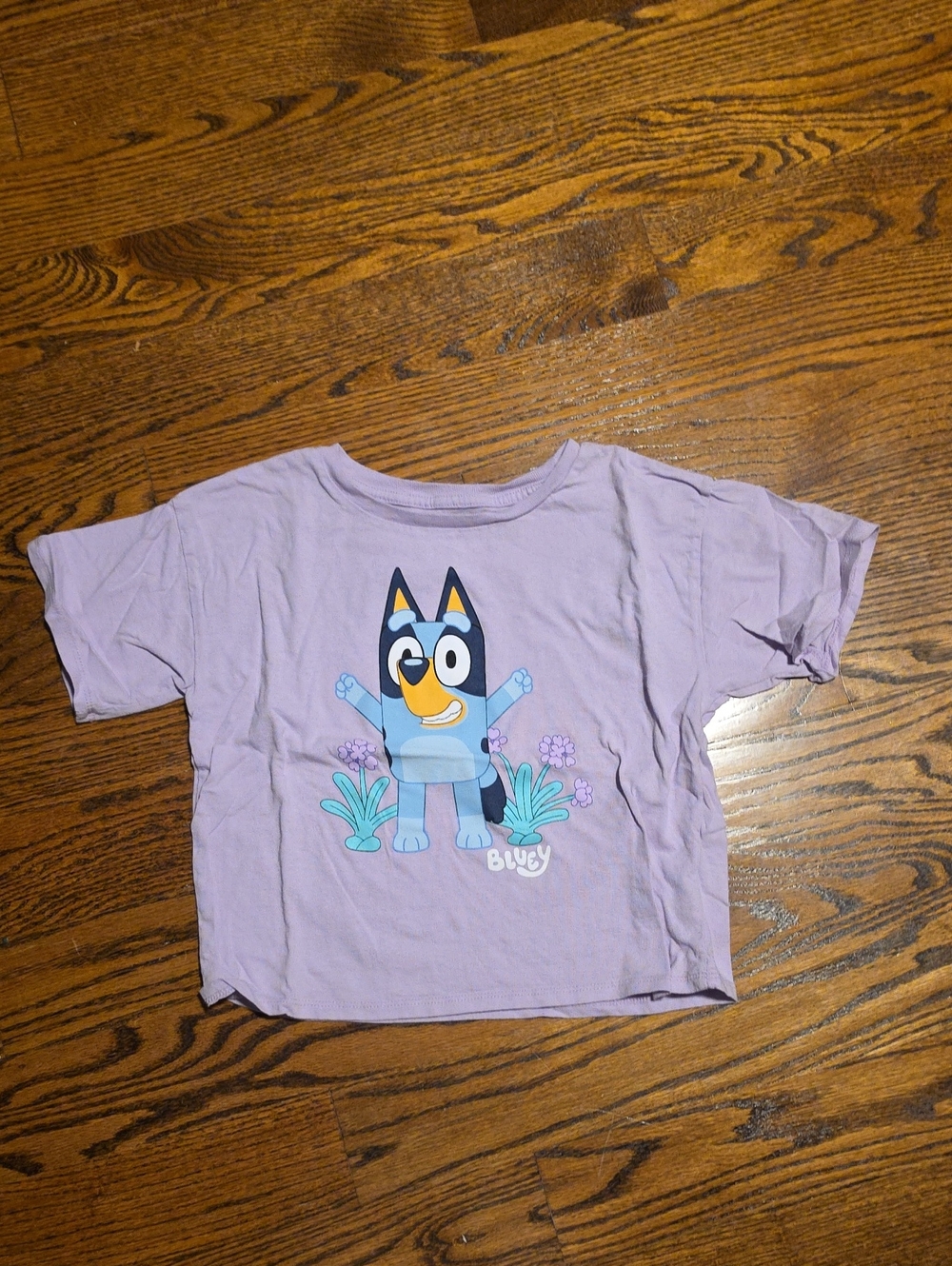 Bluey Lilac Short Sleeve Kids Tee